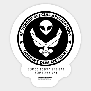 The Secret Patch Collection - TENCAP Black Projects Sticker